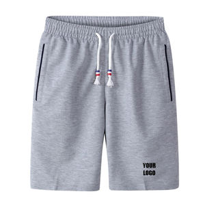 Solid <b>Men's</b> Casual Summer Drawstring Jogger <b>Shorts</b> 100% Cotton Eco-Friendly Quick Dry <b>Elastic</b> <b>Waist</b> - Product Image 5