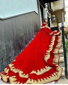 Ropa tradicional hecha a mano vestido afgano de alta calidad mejor Material afgano Vintage vestidos de mujer 0648 - Product Image 3