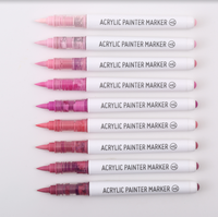Marqueur acrylique liquide direct-rose
