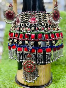 Encantador Conjunto de Joyería Tradicional Afgana de Acero Inoxidable para Mujer, Elegante para Eventos Culturales y Bodas - Product Image 4