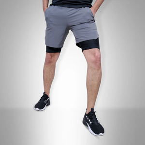 Meilleurs shorts de gymnastique à compression en polyester pour hommes pour la course à pied, l'entraînement, l'entraînement-Vêtements de sport personnalisés, marque privée - Product Image 4