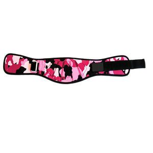 Ceintures de musculation en néoprène camouflage rose au prix de gros Équipement de sécurité de fitness réglable et résistant pour l'haltérophilie - Product Image 1