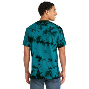 Camiseta de Hombre con Estampado Tie Dye, 100% Algodón, Cuello Redondo, Manga Corta, Estampada, Cómoda, Informal, para Hombre - Product Image 5