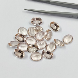Morganite naturelle 10mm x 12mm pierre précieuse ovale à facettes en vrac de qualité AAA vente en gros de pierres véritables Morganite de pêche au meilleur prix - Product Image 4