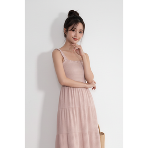 Vestido Midi de Fiesta con Escote Fruncido, Estampado Floral con Cuentas, Línea A, Sin Mangas, Verano, Marcas de Boutique al por Mayor - Product Image 1