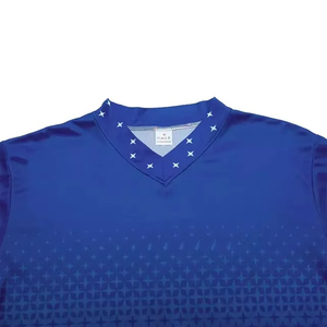 Nouveau style 2025 – Maillot d'échauffement de football personnalisé à manches longues en polyester/coton, imprimé numériquement, respirant - Product Image 3