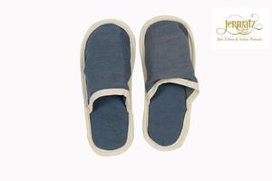 รองเท้าแตะแบบเปิดนิ้วเท้า ระบายอากาศได้ดี สีพื้น เป็นมิตรกับสิ่งแวดล้อม เหมาะสำหรับแขกในโรงแรม ใช้สำหรับเดินทางได้ 男女ใช้ได้ ไซส์มาตรฐาน ซักทำความสะอาดได้ - Product Image 2