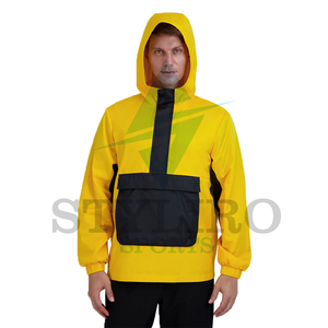 Men's Fashion Casual Windbreaker Jacket Slim Stand Collar Waterproof Hooded Embroidery Spring Autumn Winter Knitted Puffer - Product Image 2