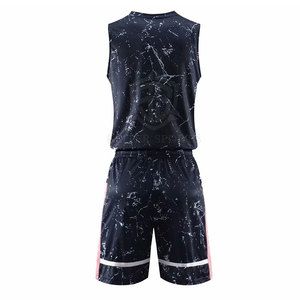 Dernier été nouveau style uniforme de basket-ball respirant sans manches et confortable ensemble pour les fans de sport - Product Image 2