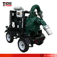 Unité de pompe à eau centrifuge diesel auto-amorçante de 6 pouces utilisée pour assécher les eaux usées