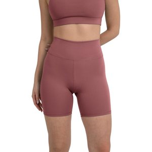 Pantalones cortos de entrenamiento de cintura alta para mujer, pantalones cortos transpirables de doble capa con bolsillos laterales para ocio al aire libre, Fitness, Yoga - Product Image 1