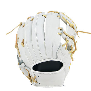 Guantes de Béisbol de Cuero Genuino Personalizados al por Mayor, Transpirables, Duraderos, Impermeables, Resistentes al Viento, para Entrenamiento en Todas las Estaciones - Product Image 1