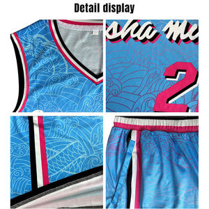 Meilleur prix XS Taille Quick Dry Basketball Wear Set Haute Qualité Personnalisable Équipe Nouveau Design Respirant Imprimé Logo Sportswear - Product Image 4