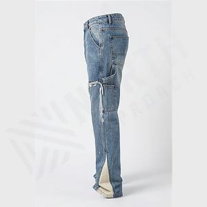 Pantalones Vaqueros de Mezclilla para Hombre 2025, Pantalones Ajustados, Vaqueros Ajustados para Hombre, Venta al por Mayor de Fábrica, Transpirables, Rectos, Servicio OEM - Product Image 3