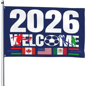 Nueva Guirnalda de Banderines de Poliéster de Doble Cara con Mapa del Mundo 2026, Ajustable para Decoración de Jardín, Bar, Restaurante y Fiestas - Product Image 6