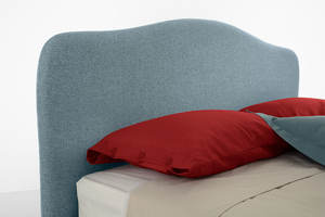 Romantic Upholstered Double Bed <b>Padded</b> <b>Headboard</b>. Queen/King Sizes. Customizable Fabric/faux Leather Covers. Eco-Friendly - Product Image 2