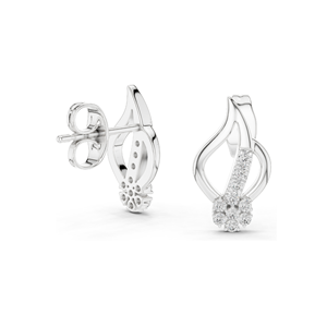 Boucles d'oreilles en diamant CVD de laboratoire 0,2 ct VVS-VS EF pour femmes, or 18 carats, 14 carats, 10 carats et argent 925, or rose, or jaune, or blanc - Product Image 4