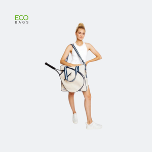 เวียดนามโรงงานราคาที่แข่งขันถุงไม้เทนนิสกระเป๋ากีฬาจากผ้าใบผ้าฝ้าย100% Ecofriendly วัสดุพร้อมที่จะผลิต - Product Image 6