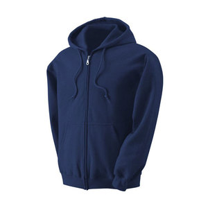 Nueva venta personalizada hombres Slim Fit Hoodies algodón polar hombres Zip Hoodie con sudaderas con capucha - Product Image 6