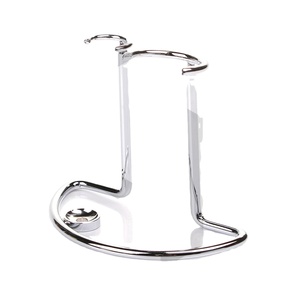 DM Stainless Steel Professional Razor Holder & Shaving Brush Stand-High Quality Waterproof Portable Custom Logo Option - Product Image 1