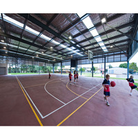 Complexe sportif en structure métallique préfabriquée |   Salle de gymnastique |   Bâtiment industriel |   Solution de construction clé en main