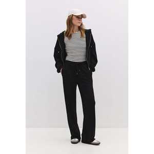 Pantalon décontracté en coton pour l'extérieur avec une coupe droite - Product Image 1