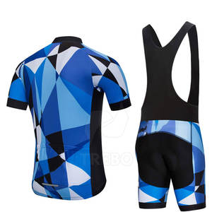 ชุดเครื่องแบบขี่จักรยานระบายอากาศได้ดีวัสดุโพลีเอสเตอร์100% โลโก้ตามสั่ง - Product Image 2