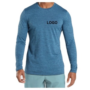 เสื้อยืดผู้ชายใหม่ 100% ผ้าฝ้าย สั่งทำพร้อมโลโก้ แขนยาว ลายกราฟิกขนาดใหญ่ ผ้าถักเรียบแบบยาว - Product Image 5