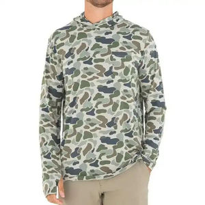 Nuevas camisas de pesca de manga larga de calidad superior de moda/camisas de pesca de hombres al por mayor por encargo al por mayor - Product Image 1