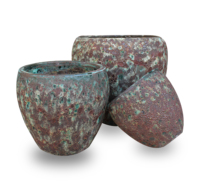 Jardinières de pots en céramique écologiques de haute qualité, grandes jardinières extérieures de fabricant vietnamien