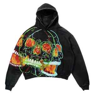 Sweat à capuche dtg dtf à la mode, design imprimé élégant, polaire chaude et confortable, parfait pour la gym, la mode hivernale ou les vêtements décontractés - Product Image 5