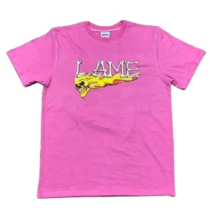 Acid Wash Vintage Style T-Shirt | Custom 3D Puff Print Streetwear Graphic Tee - Product Image 1