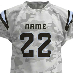 Elegantes uniformes personalizables de fútbol americano sublimados camisetas de manga corta con diseño transpirable conjuntos impresos - Product Image 2