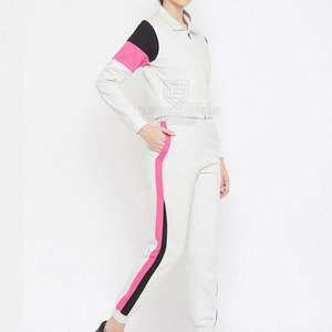 Dernière conception OEM Survêtements d'hiver pour femmes Solide Décontracté 2 pièces Long Ensemble Respirant Coton Écologique Vente à Chaud - Product Image 3