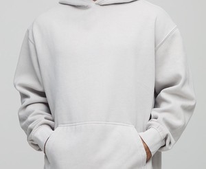 Pullover Hot Sale OEM ODM Wholesale High Quality Fashion Men's Hoodies 100% Cotton Custom Logo Heavyweight Unisex Hoodie - Product Image 5