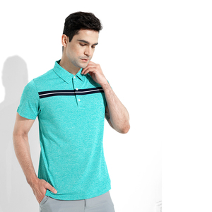 Polo con logotipo personalizado para hombre, Camiseta de algodón, verde, Golf - Product Image 1