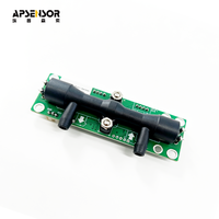 Capteur de débit ultrasonique haute précision, débitmètre de gaz 0-5L/min SUF05 UART DC5V 12V, débitmètre d'air numérique pour compteur de particules en laboratoire