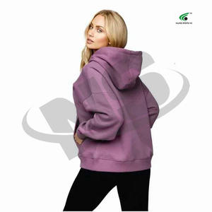 Wholesale Custom Women Tracksuit Premium Winter Collection <b>Hooded</b> Cotton Tracksuit Set Breathable Lightweight Sportswear - Product Image 3