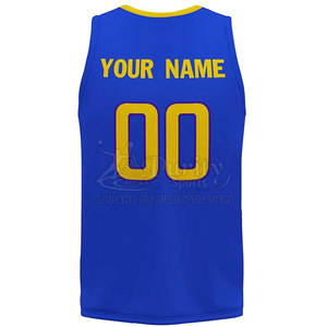 Ensemble de maillots de volley-ball professionnels avec impression par sublimation personnalisée et couture durable, uniforme de volley-ball pour hommes - Product Image 3