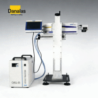 Marqueur laser UV volant Dana F20 5W 355nm pour le marquage des bouteilles