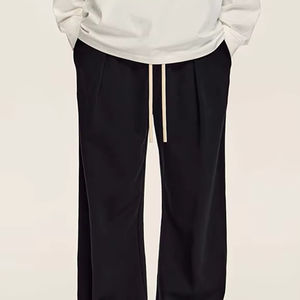 Pantalones Deportivos de Lona con Logotipo Personalizado, 100% Poliéster, Corte Recto, Cintura Media, Casuales, Ecológicos y Transpirables - Product Image 4