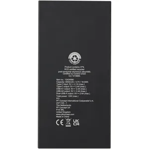 แบตสำรองพลังงานแบบยั่งยืน 5000mAh รีไซเคิลได้ เชื่อมต่อกับอุปกรณ์เสริมฟรีสำหรับโปรโมชั่น - Product Image 5