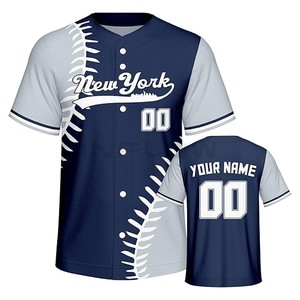 2025 Venta caliente de alta calidad personalizada Jersey béisbol Softball desgaste camisetas deportivas Stitch sublimado sublimación Jersey de béisbol - Product Image 5