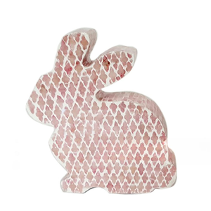 Recién llegado hermoso diseño artesanía madreperla MOP conejo decoración para el Festival de Pascua de Vietnam - Product Image 6