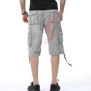 2025 cintura elástica OEM bolsillos Cargo pantalones cortos para hombres al por mayor de alta calidad precio razonable logotipo personalizado y tamaño OEM - Product Image 5