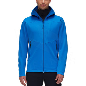 Veste Softshell de style High Street pour hommes pour la saison d'hiver respirant à capuche vêtements de sport en plein air à la mode - Product Image 3