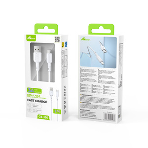 Cable USB a C 1M 3A Carga rápida 2.1A Micro-USB a Tipo-C CB-320C BLANCO - Product Image 2