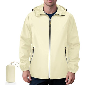 Veste coupe-vent en jean vintage légère et imperméable pour hommes, à séchage rapide, écologique, pour l'extérieur, la randonnée et l'hiver - Product Image 1