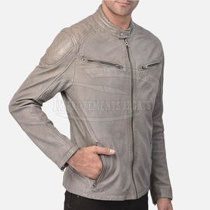 2024 Winter Collection Factory Direct Men's Casual <b>Hooded</b> Stand Genuine Leather <b>Jacket</b> High Quality Plus Size <b>Fur</b> Decoration - Product Image 2