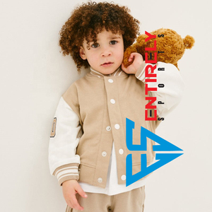 Vestes d'université de baseball pour enfants unisexes avec logo brodé personnalisable Vêtements d'extérieur d'hiver pour bébés garçons 100% Polyester Plain Dye Most - Product Image 5